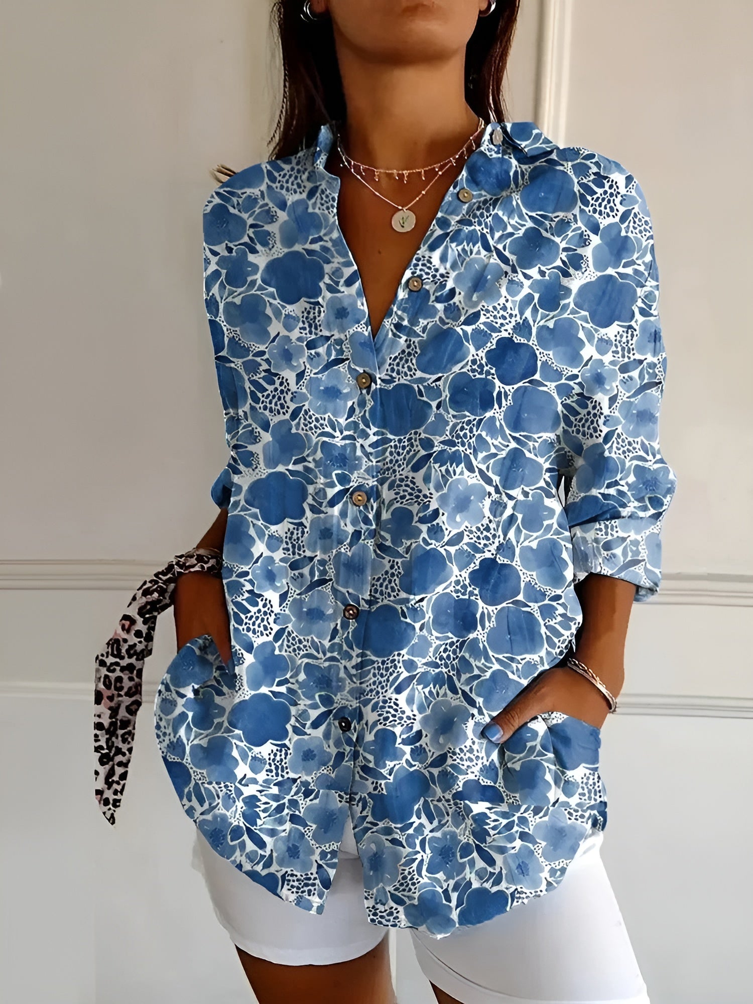 Maia | Blusa estiva floreale