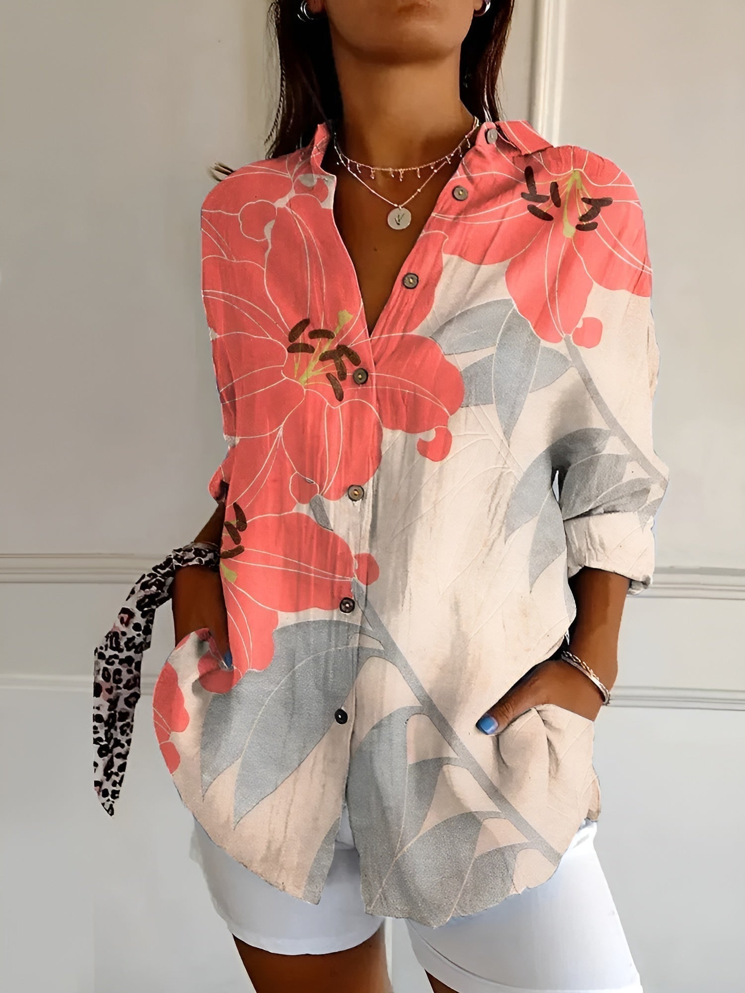 Maia | Blusa estiva floreale