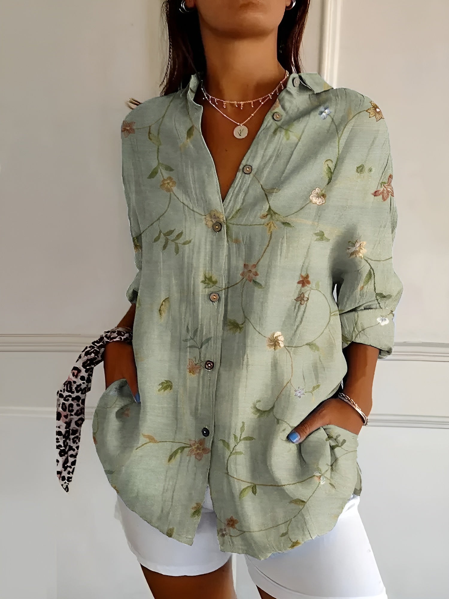 Maia | Blusa estiva floreale
