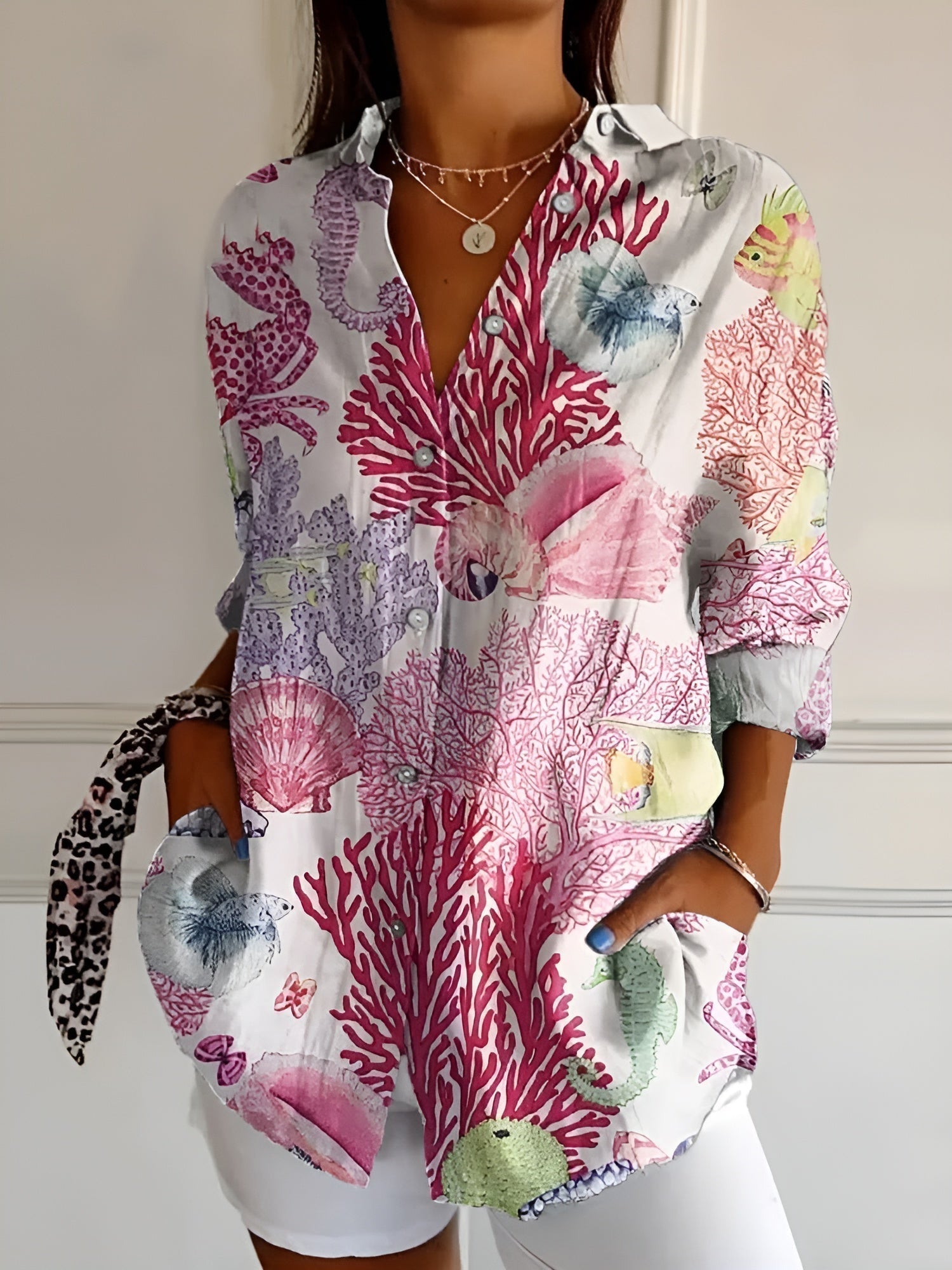 Maia | Blusa estiva floreale