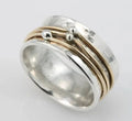 Anello Vintage a Strati Bicolore