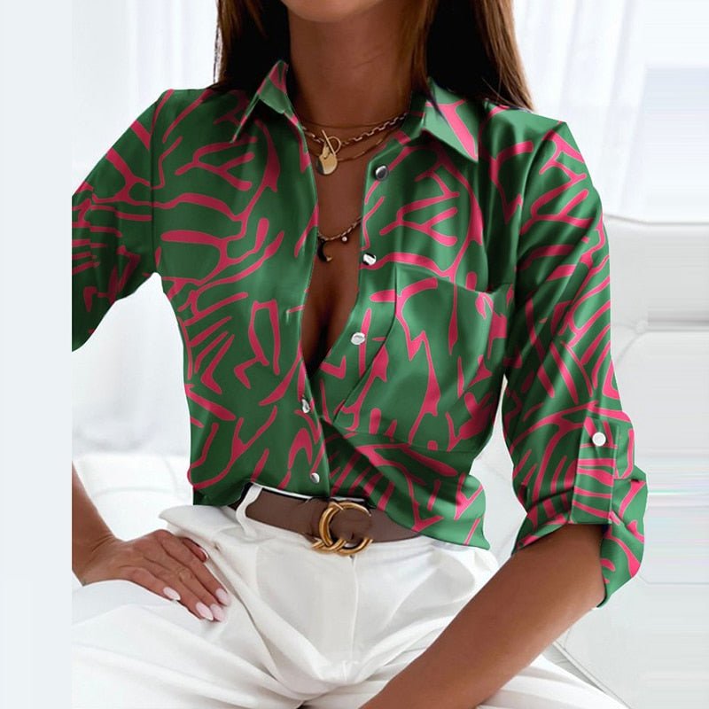 Elisa | Blusa classica con colletto