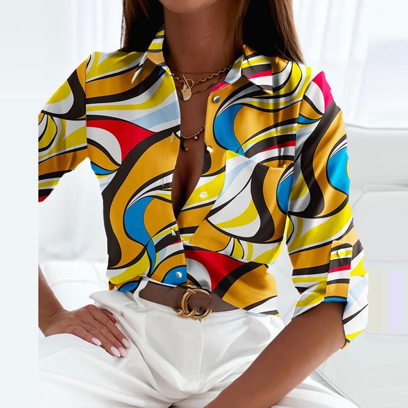 Elisa | Blusa classica con colletto