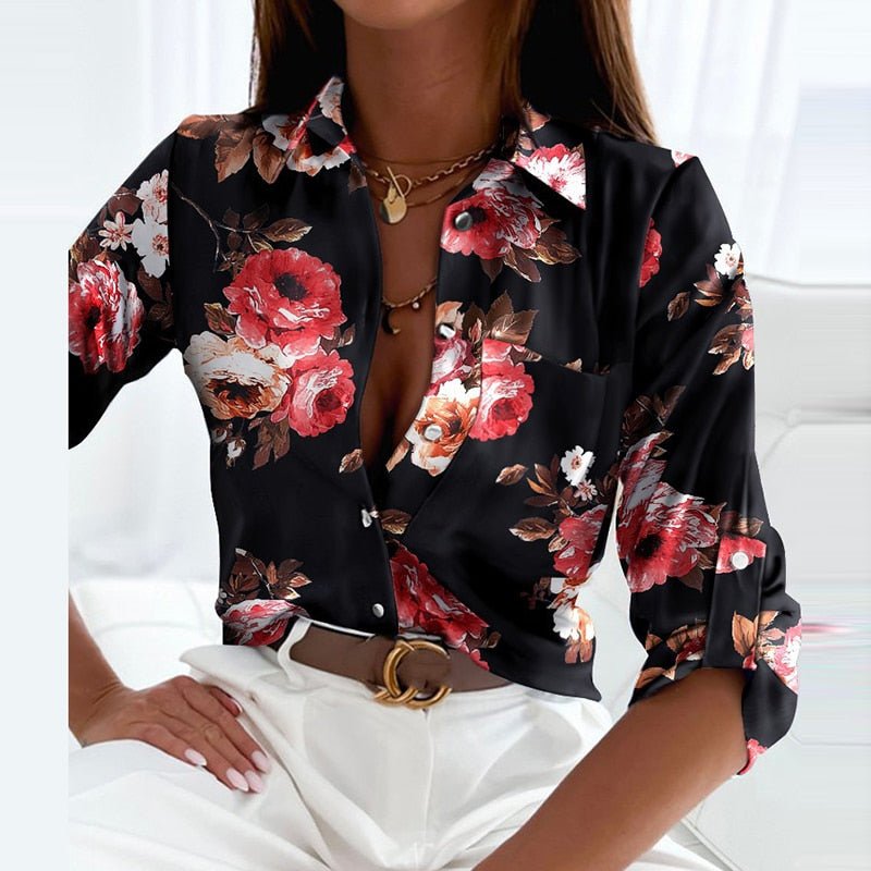 Elisa | Blusa classica con colletto