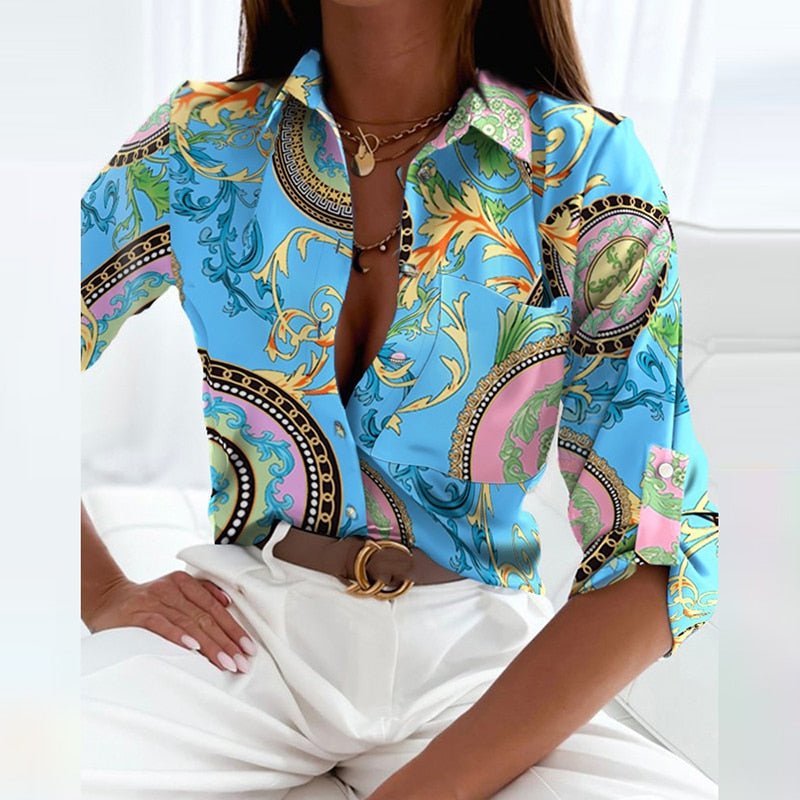 Elisa | Blusa classica con colletto